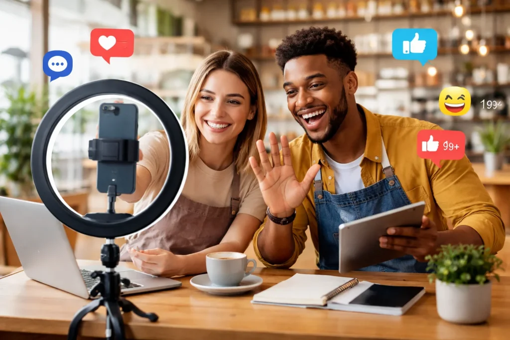 Hvordan små virksomheder kan vinde på sociale medier